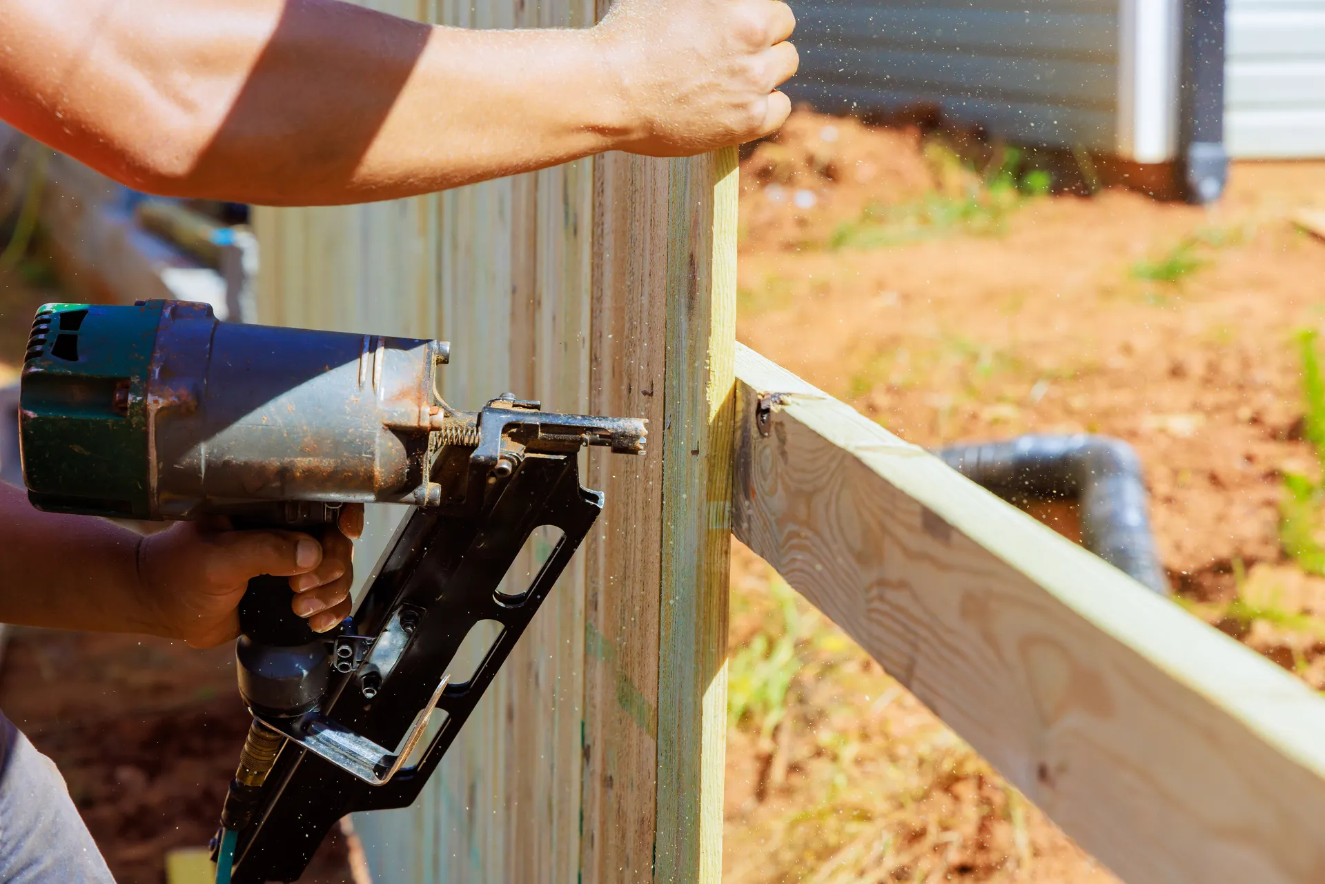 New garden fencing and boundary improvements